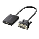 UGREEN VGA to HDMI Converter ,  Male to Female ,  1080P Full HD – Black