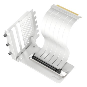 Antec RTX 40 PCIe4.0 Riser Cable Vertical Bracket Kit - White