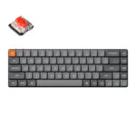Keychron K7 Max QMK/VIA 65% Wireless Custom Mechanical Keyboard ,  RED Switches