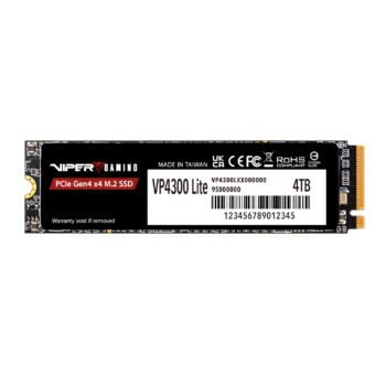 Patriot VP4300 Lite 4TB M.2 PCIe Gen 4 x4 NVMe SSD