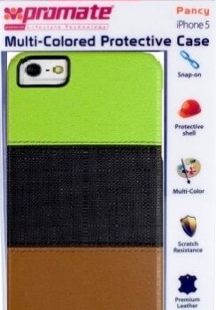 Promate Green/Black/Brown Pancy iPhone 5 Protective Case