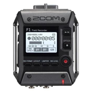 Zoom F1 Field Recorder with Shotgun Microphone