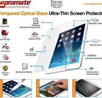 Promate primeShield.iPm-Ultra-Thin Tempered Optical Glass
