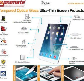 Promate primeShield.Air-Ultra-Thin Tempered Optical Glass