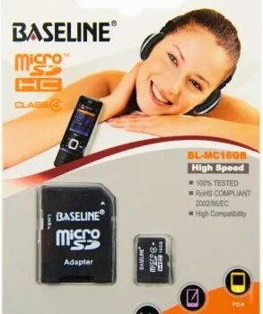 Baseline 16GB MicroSDHC CL10 Memory Card