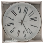 Casey Wall Clock Silver