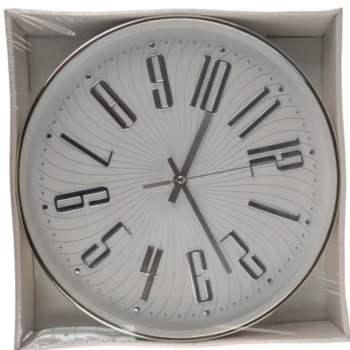 Casey Wall Clock Silver