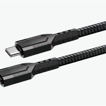 Ezra TypeC to TypeC Pd60w 1meter Fast Charge Black Braided