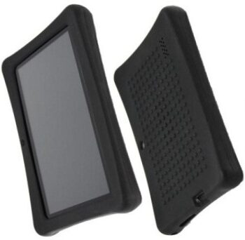 Geeko Black Velocity Tablet Rubber Cover-Desgined