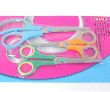 Casey3 pc Multicolor Household Scissor Pack