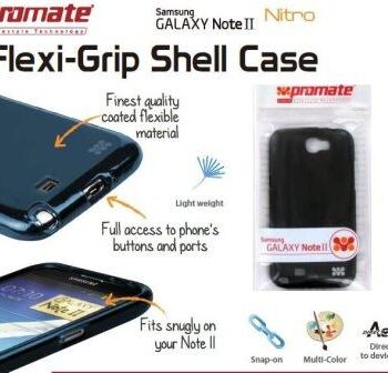 Promate Nitro.Black Multi-Colored Flexi-Grip Designed