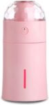 CaseyMagic Pink Led Light 175ml USB Humidifier Air Purifier Mist