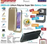 Promate aidCase-i6 2800mAh Lithium Polymer