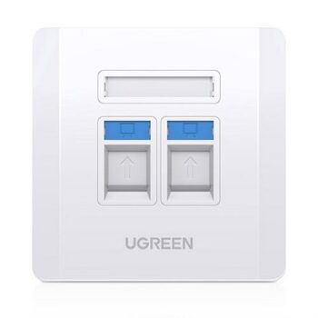 uGreen Dual Wall Socket internet LAN and Telephone