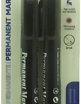 Artwell Permanent 2 Pack Black Marker