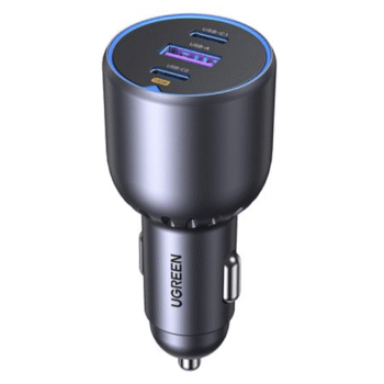UGREEN 130W USB-C 3-port Car Charger