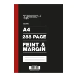 Freedom A4 3 Quire Hard Cover Counter Book 288 Page