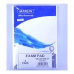 Marlin A4 Exam Pad Punched 100 page 5 pack