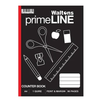 Waltons Primeline 1 Quire A4 Counter Book 5 Pack
